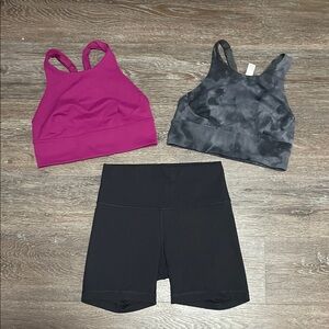 Like New Lululemon Wunder Train Bundle. Size 8